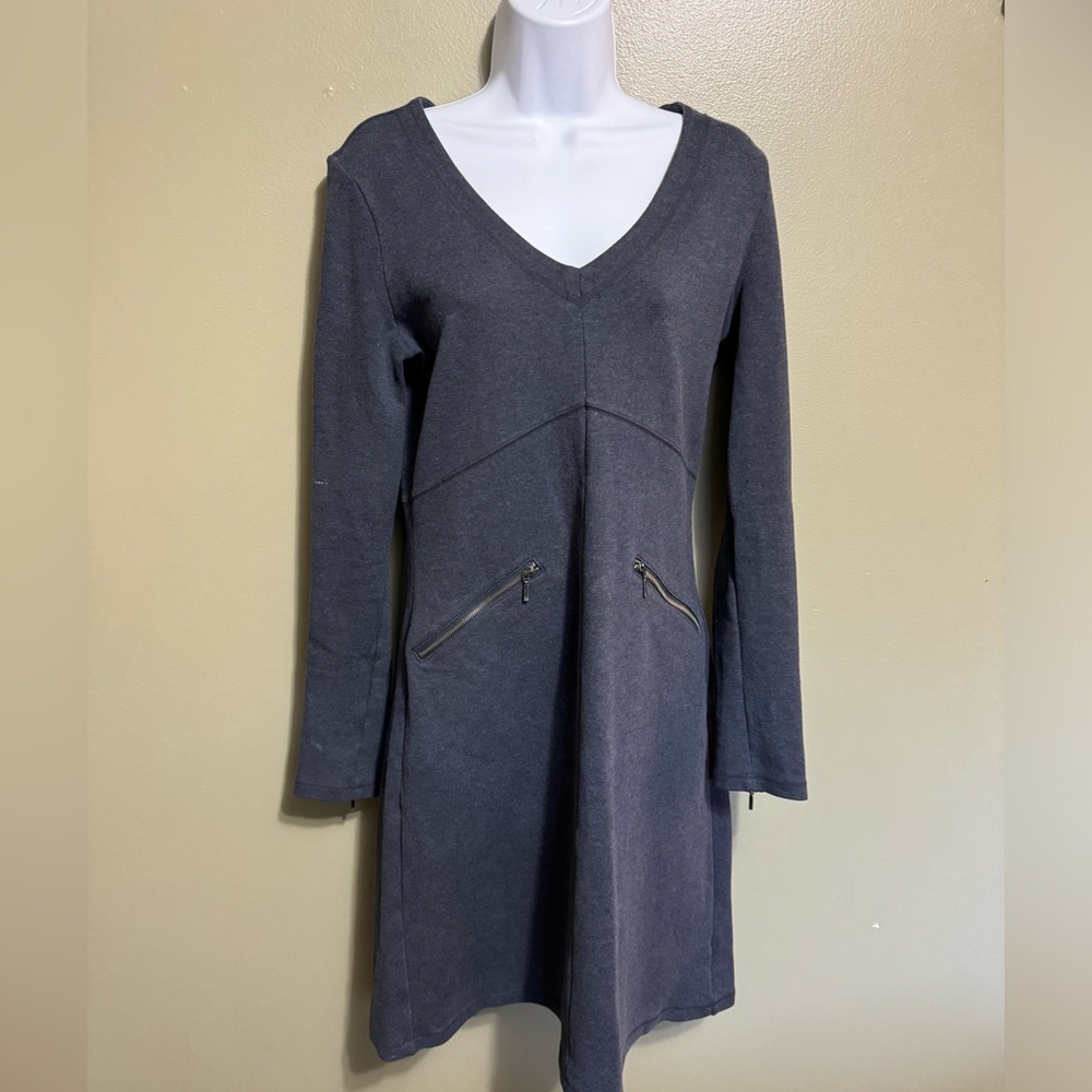 Athleta Women's Celebration Ponte Knit Long Sleeve Dress Size‎ S